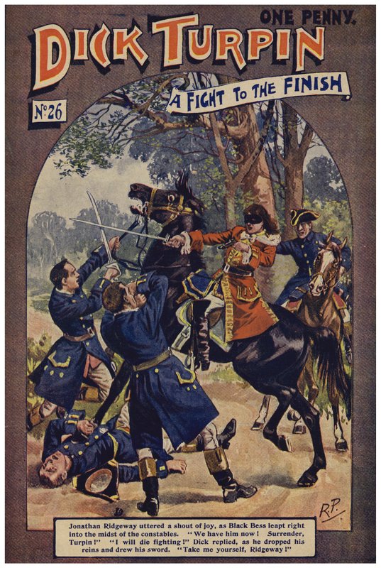 Dick Turpin (farge litho) av Robert Prowse Jnr