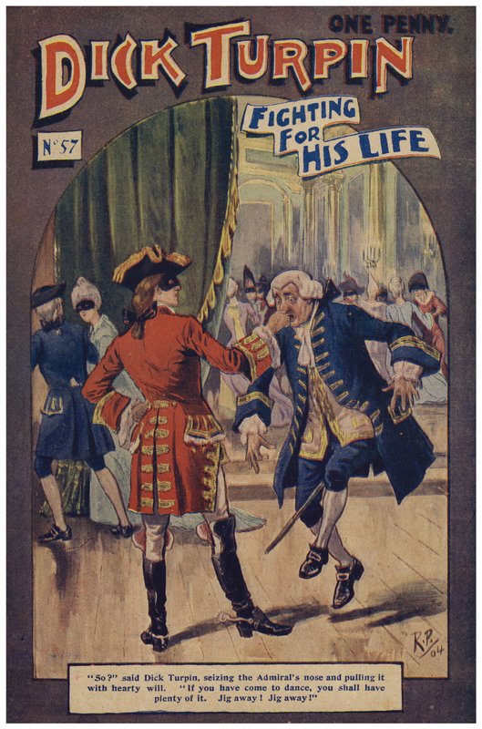 Dick Turpin (farge litho) av Robert Prowse Jnr