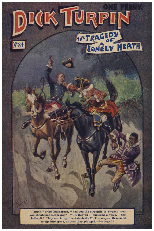 Dick Turpin (farge litho) av Robert Prowse Jnr