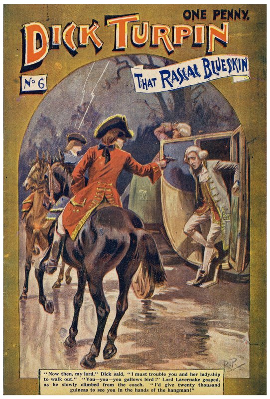 Dick Turpin (farge litho) av Robert Prowse Jnr