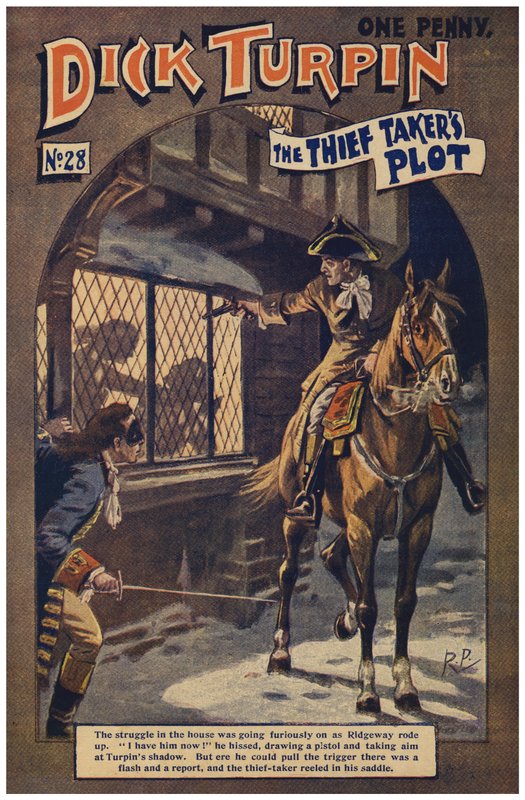 Dick Turpin (farge litho) av Robert Prowse Jnr