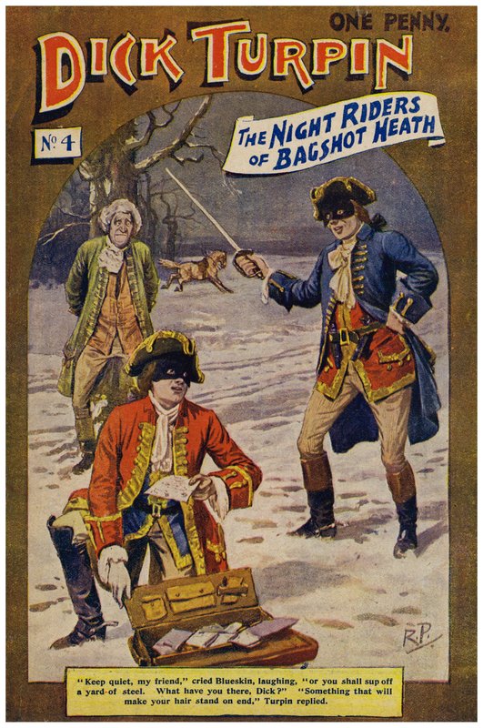 Dick Turpin (farge litho) av Robert Prowse Jnr