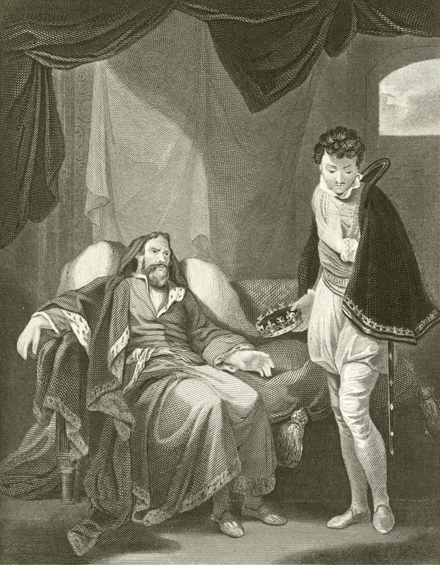 Henry IV irettesetter prins Henrik av Robert Smirke