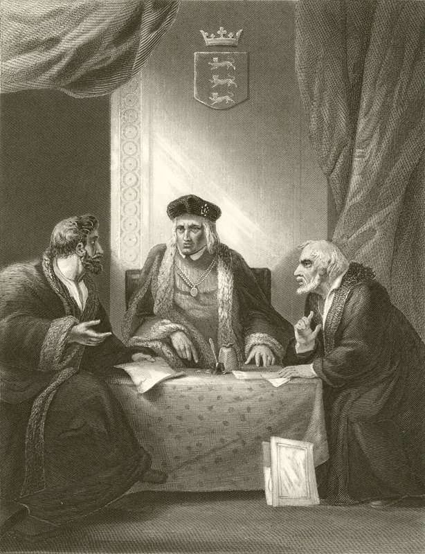 Henry VII med Empson und Dudley av Robert Smirke