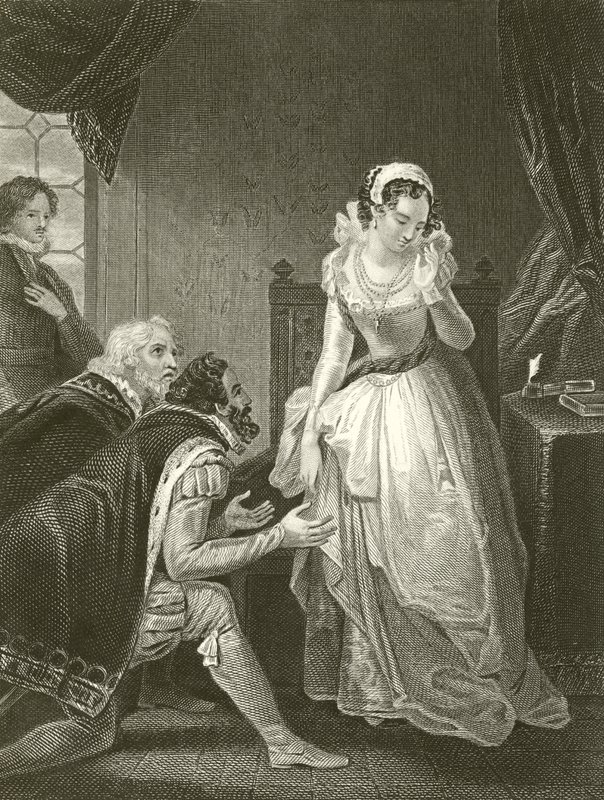 Lady Jane Gray takker nei til kronen av Robert Smirke