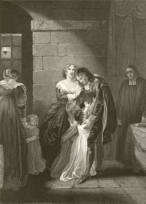 Lord William Russells siste intervju med familien av Robert Smirke