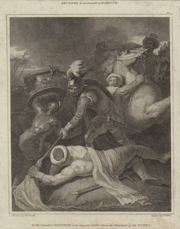Sir Thomas Arundell tar Standard of the Turks av Robert Smirke