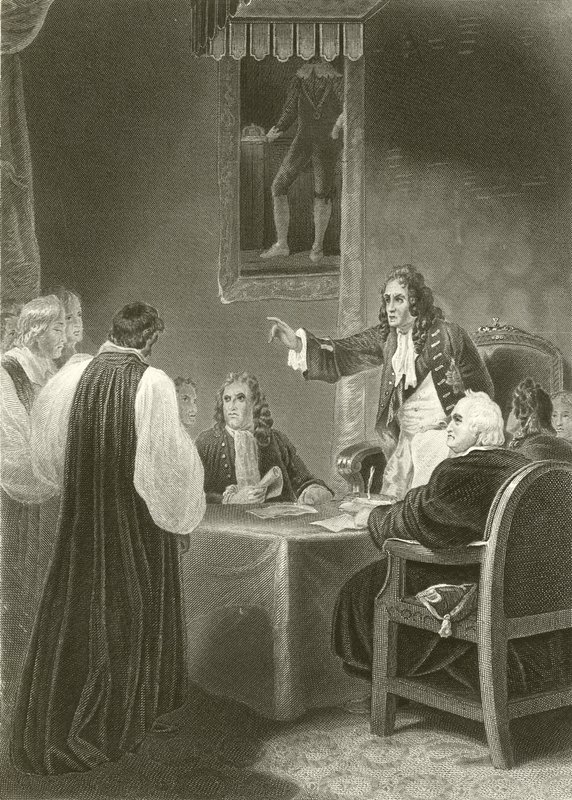 Biskopene før Privy Council 1688 av Robert Smirke