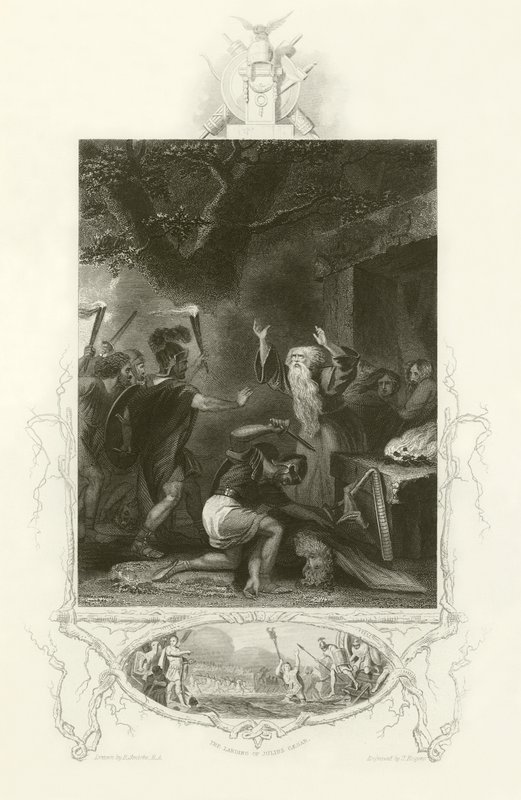 Massakren av druidene av Robert Smirke
