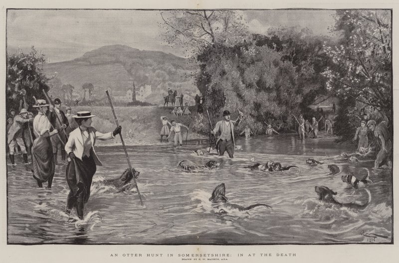 En oterjakt i Somersetshire, ved døden av Robert Walker Macbeth