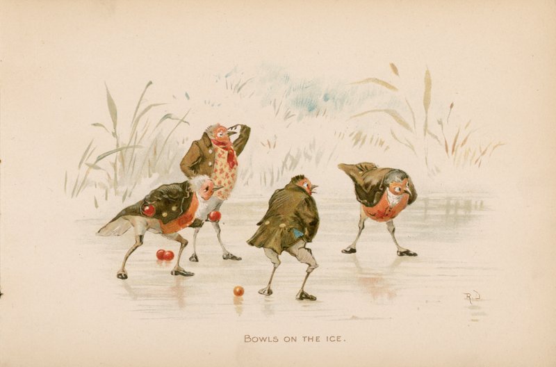 Illustrasjon for The Twigs or Christmas at Ruddock Hall av Robert after Dudley