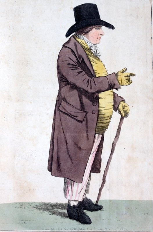 John Townsend, Bow Street Runner (farget etsning) av Robert the younger Dighton