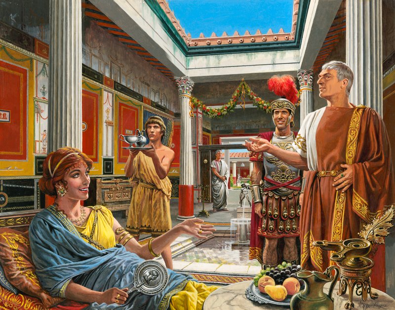 Livet i Pompeii av Roger Payne