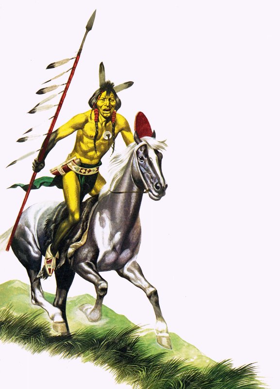 Cheyenne-kriger av Ron Embleton