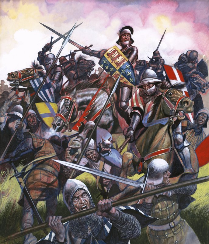 Inn i kamp: De kjempet om Englands krone. Slaget ved Bosworth av Ron Embleton
