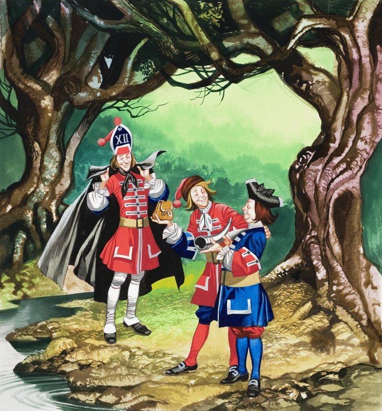 De tre soldatene av Ron Embleton