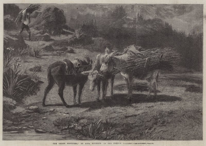 De tre brødrene av Rosa Bonheur