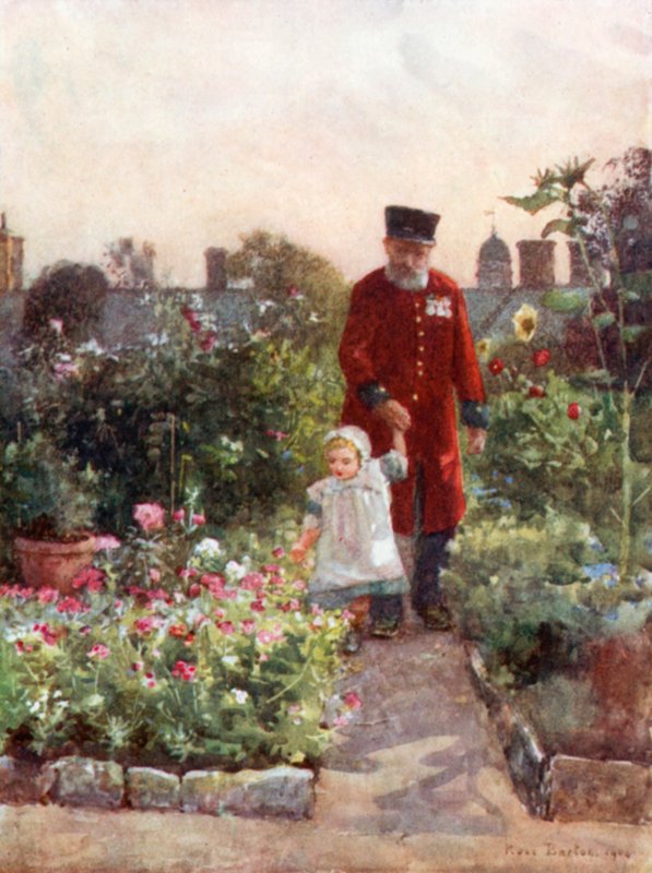 Pensjonisthagen, Royal Hospital, Chelsea av Rose Maynard Barton