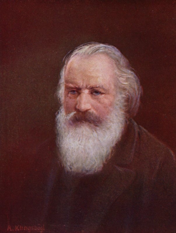 Brahms (farge litho) av Rudolf Klingsbogl
