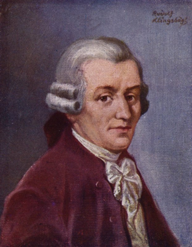 Haydn (farge litho) av Rudolf Klingsbogl
