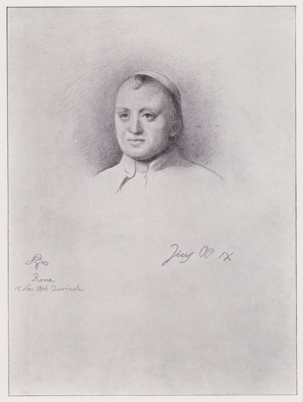 Pave Pius IX (litho) av Rudolf Lehmann
