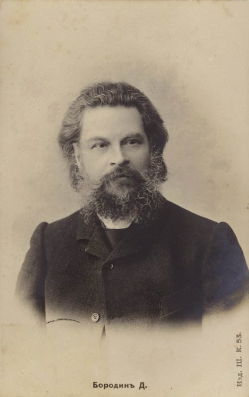 Alexander Porfiryevich Borodin , russisk komponist (1833-1887) av Russian Photographer