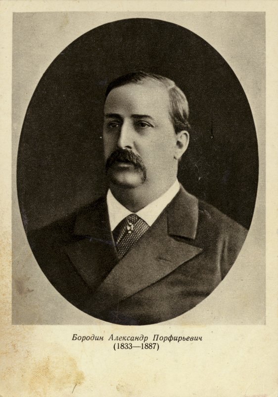 Alexander Porfiryevich Borodin , russisk komponist (1833-1887) av Russian Photographer