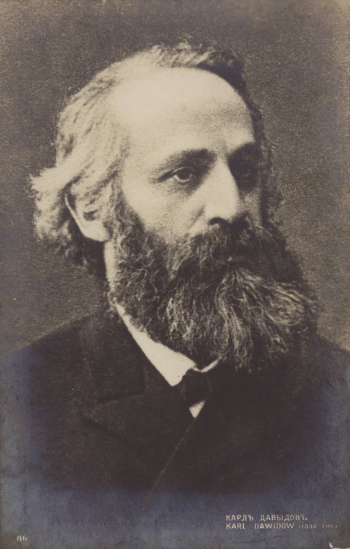 Karl Davydov, russisk cellist (1838-1889) av Russian Photographer