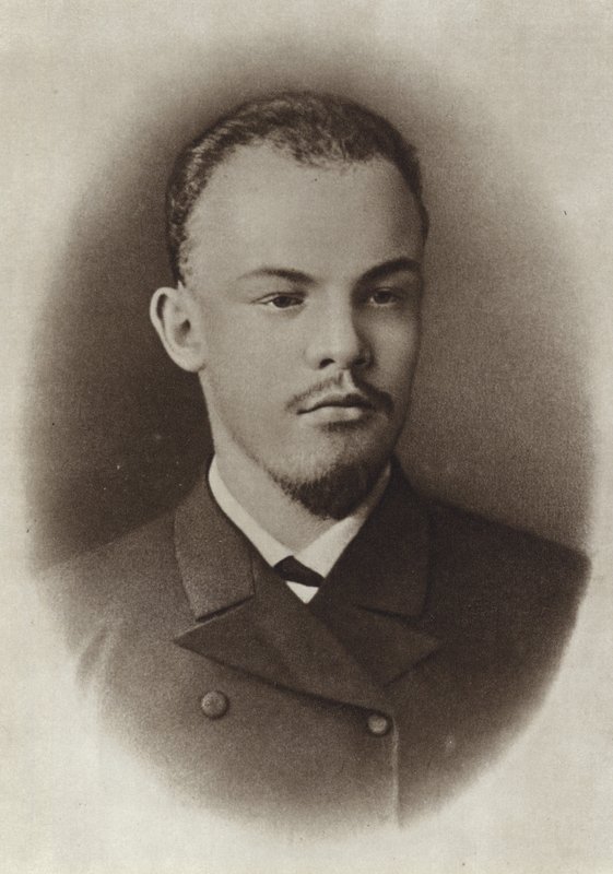 Lenin som universitetsstudent, Samara, 1890 av Russian Photographer