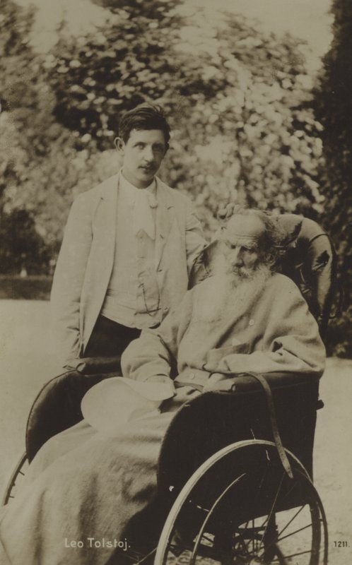 Leo Tolstoy , russisk forfatter av Russian Photographer