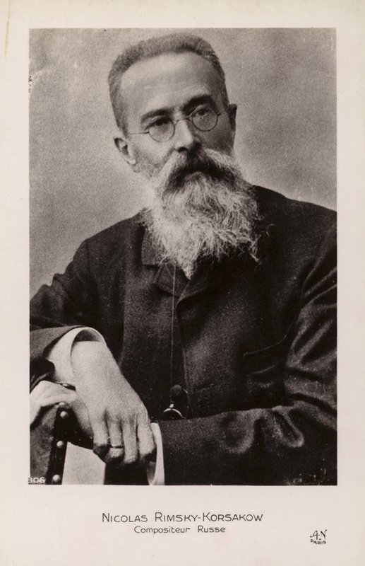Nikolai Rimsky-Korsakov , russisk komponist av Russian Photographer