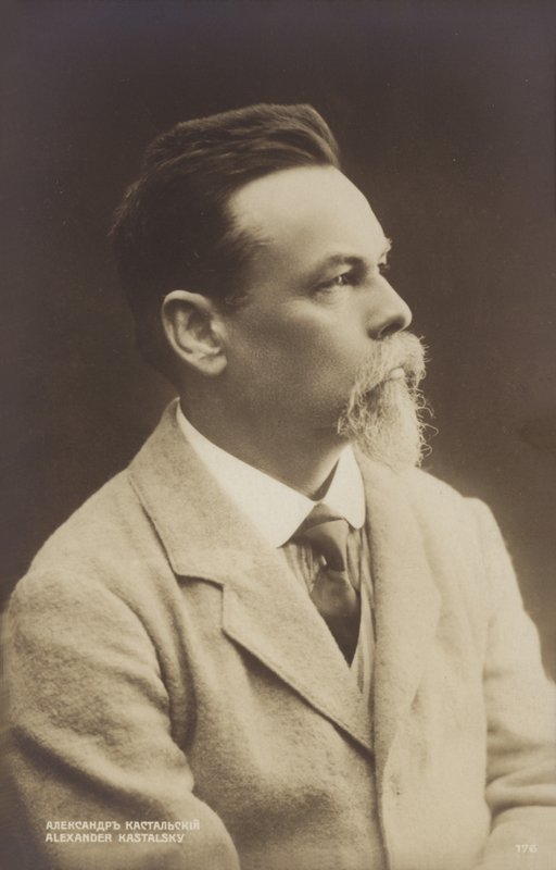Portrett av Alexander Kastalsky av Russian Photographer