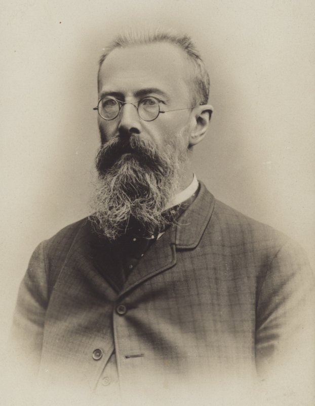 Portrett av Nikolai Rimsky-Korsakov av Russian Photographer