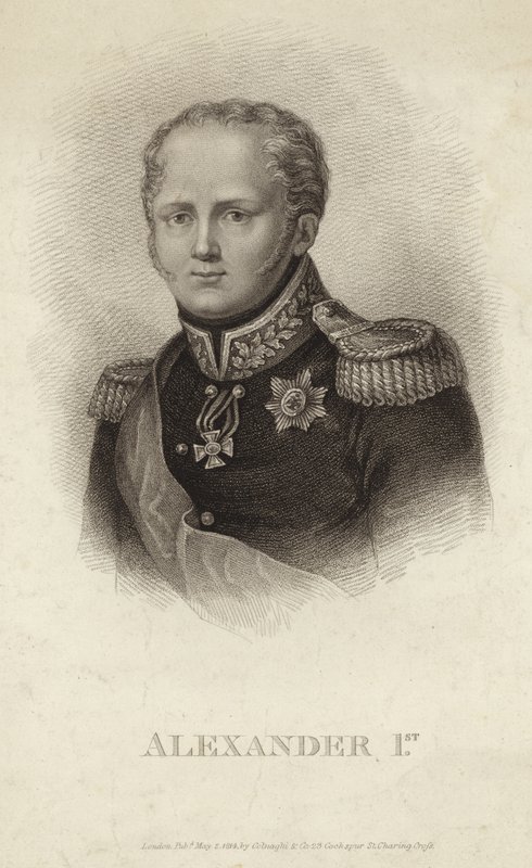 Alexander 1. - keiser av Russland (1777-1825) av Russian School