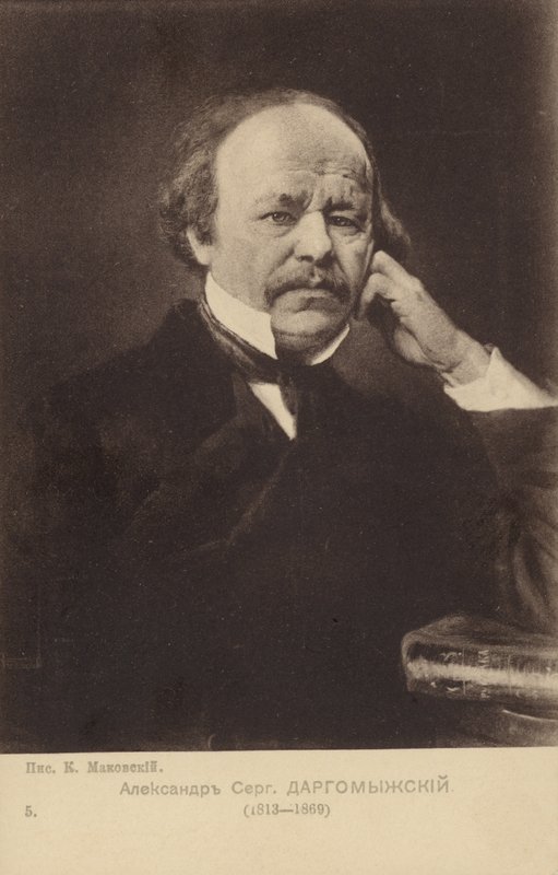 Alexander Sergeyevich Dargomizhsky , russisk komponist (1813-1869) av Russian School
