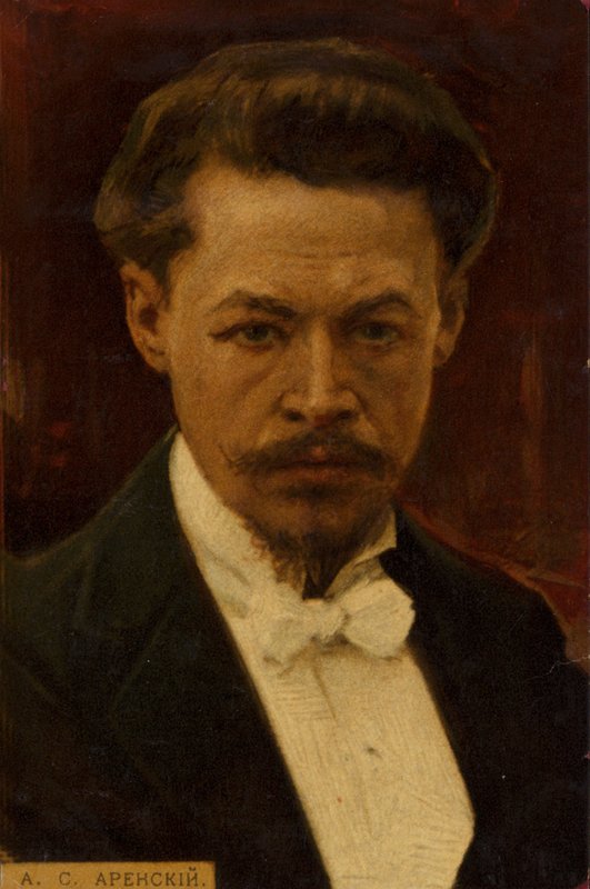 Anton Arensky , russisk komponist, pianist og professor i musikk (1861-1906) av Russian School