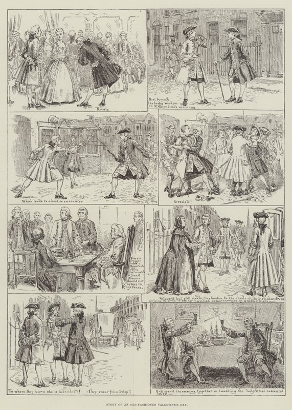 Historien om en gammeldags Valentinsdag av S.T. Dadd