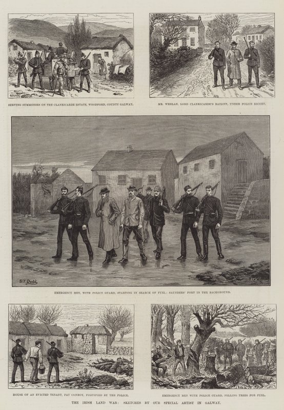 Den irske landkrigen av S.T. Dadd