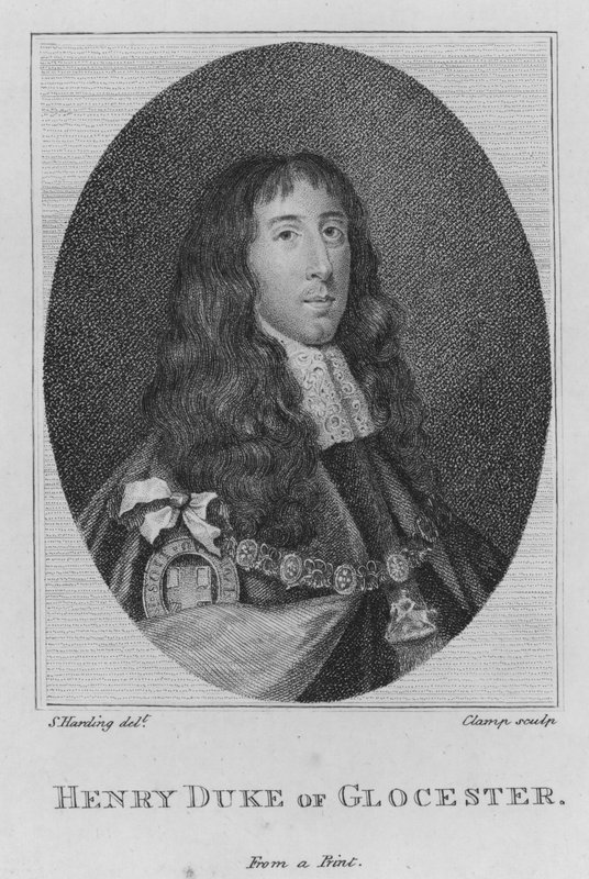 Henry Duke of Glocester (gravering) av S. (after) Harding