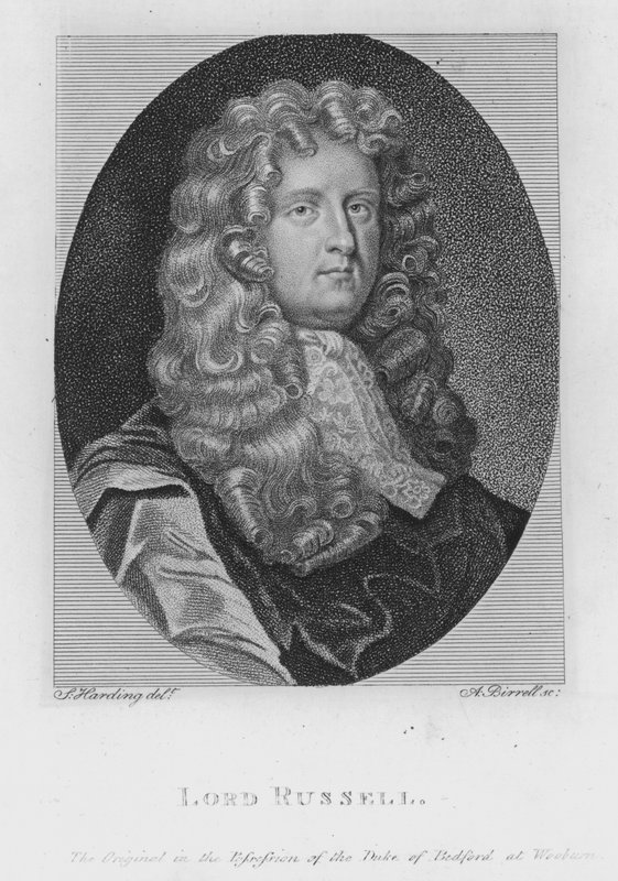Lord Russell (gravering) av S. (after) Harding