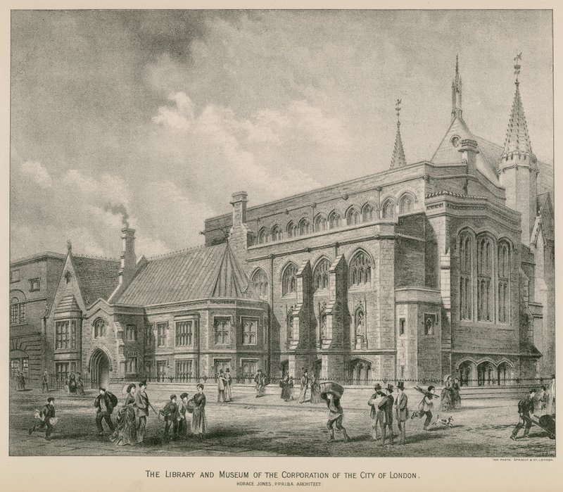 Biblioteket og museet til Corporation of the City of London; Guildhall av S. Rosenthal