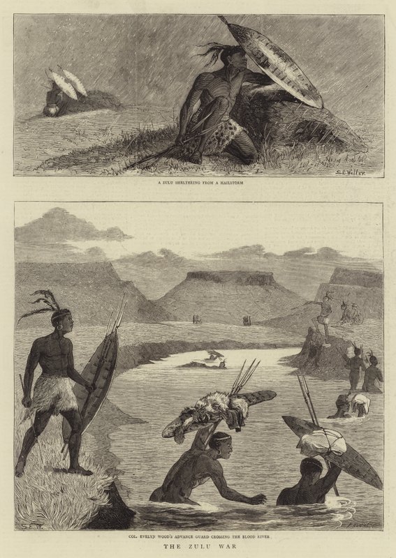 Zulu-krigen av Samuel Edmund Waller