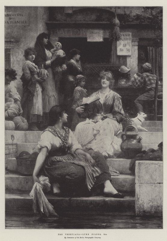 Venetianerne av Samuel Luke Fildes