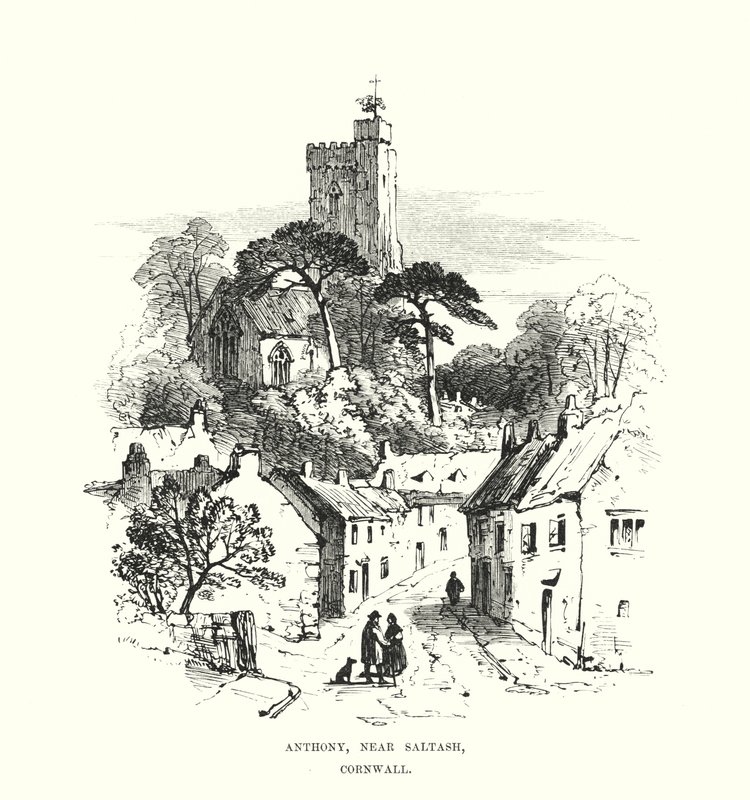 Anthony, nær Saltash, Cornwall av Samuel Read