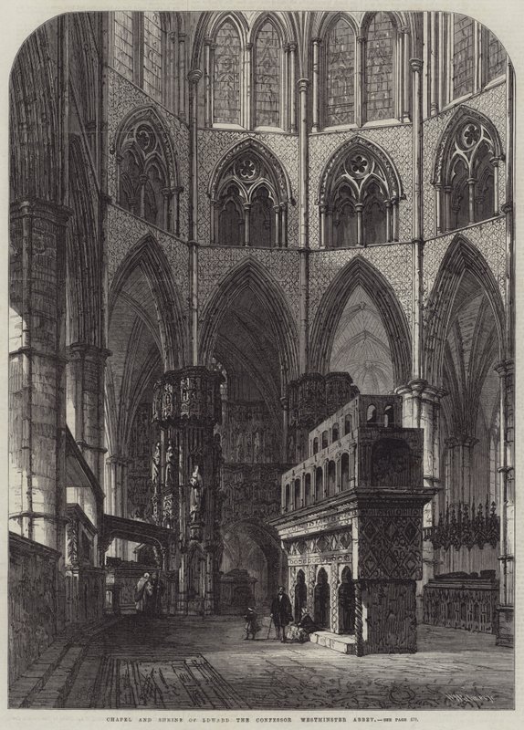 Kapell og helligdom til Edward the Confessor, Westminster Abbey av Samuel Read