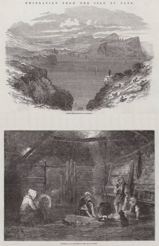 Emigrasjon fra Isle of Skye av Samuel Read