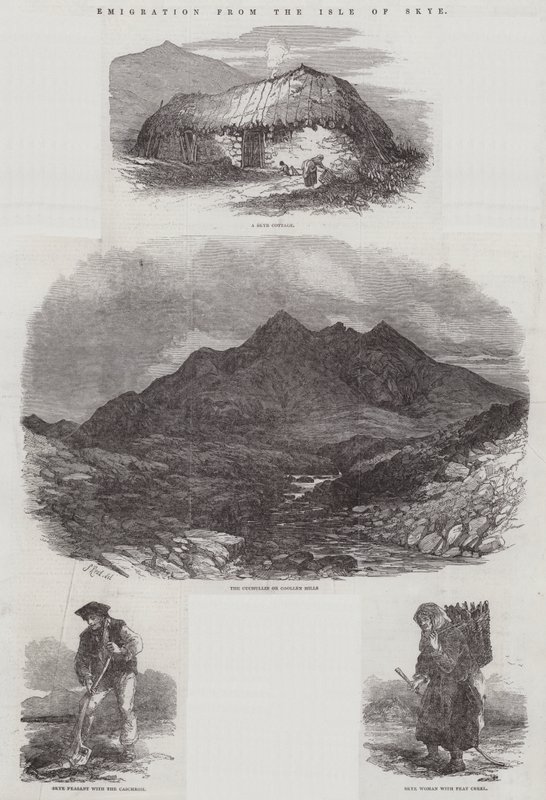 Emigrasjon fra Isle of Skye av Samuel Read