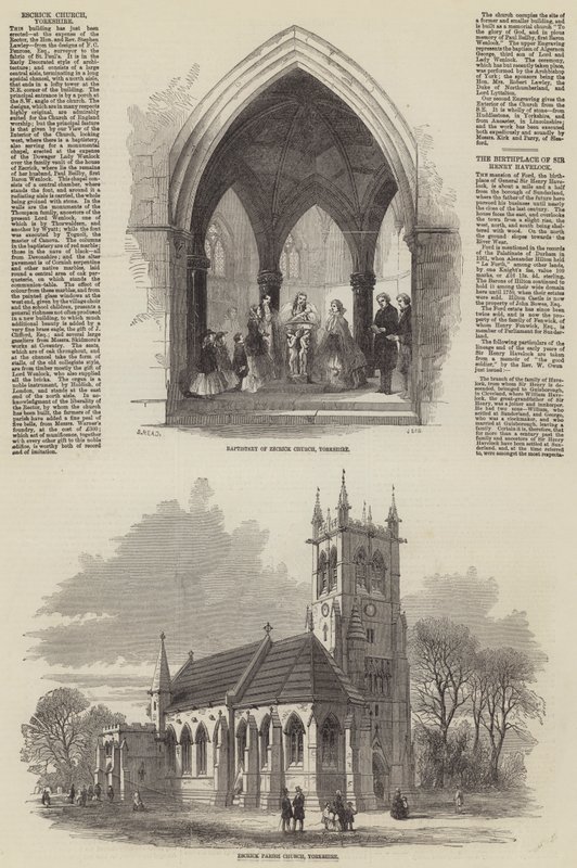 Escrick Church, Yorkshire av Samuel Read