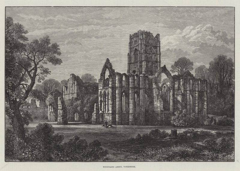 Fountains Abbey, Yorkshire av Samuel Read
