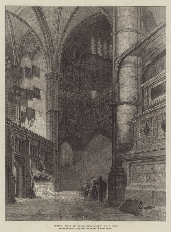 North Aisle of Westminster Abbey av Samuel Read